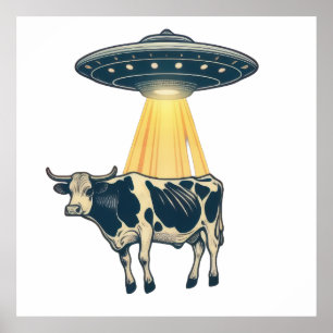 Cow Abduction Poster