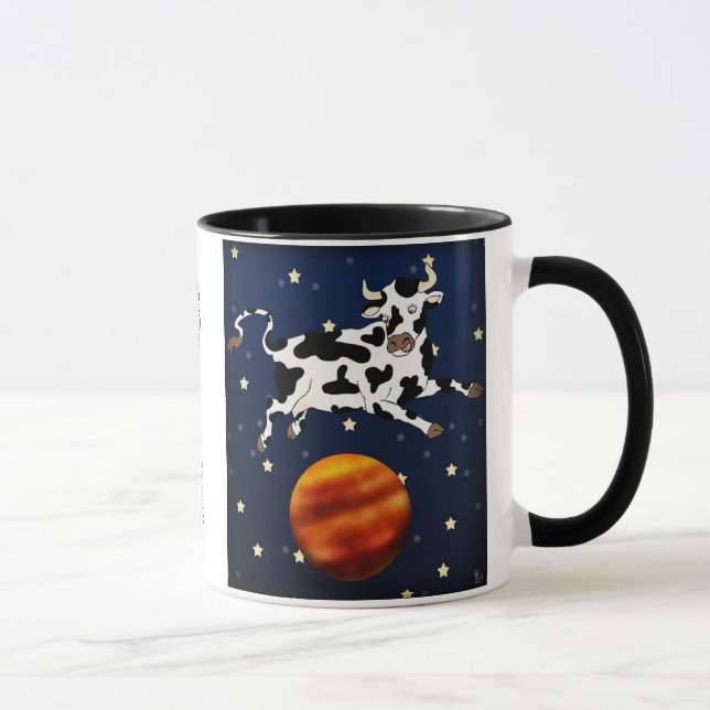Cow Aims Higher, mug (Right)