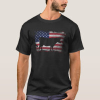Cow American Flag Proud Usa Patriot Cow