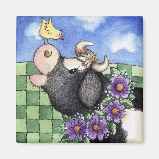 Cow and Chick - Magnet (Front)