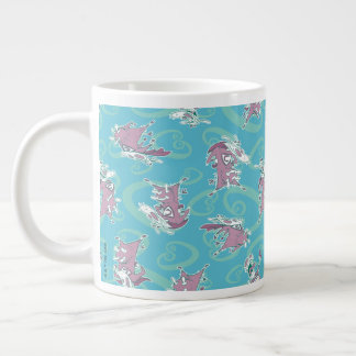 Cow and Chicken Super Cow Pattern Large Coffee Mug