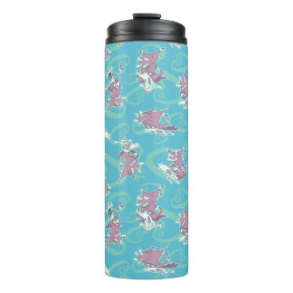 Cow and Chicken Super Cow Pattern Thermal Tumbler
