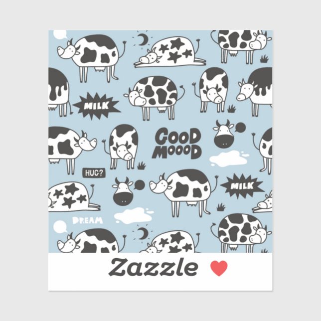 Cow and milk (Sheet)