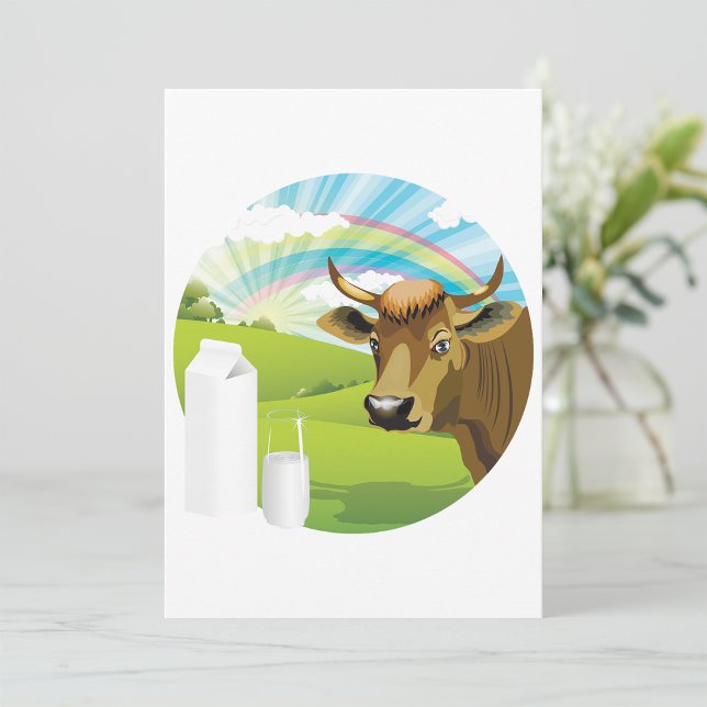 Cow And Milk Invitations (Creator Uploaded)
