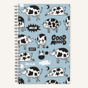Cow and milk notebook