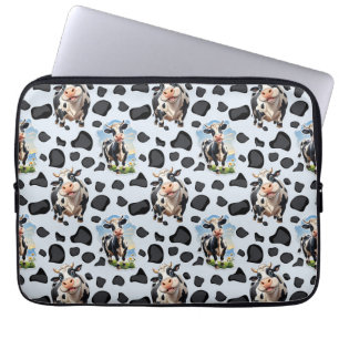 Cow Animal Pattern Design  Laptop Sleeve