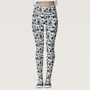 Cow Animal Pattern Design Leggings
