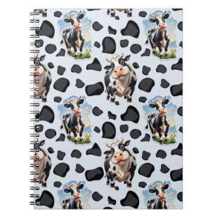 Cow Animal Pattern Design  Notebook