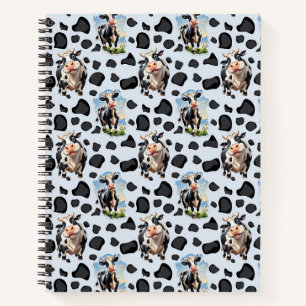 Cow Animal Pattern Design Notebook