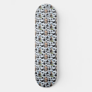Cow Animal Pattern Design  Skateboard