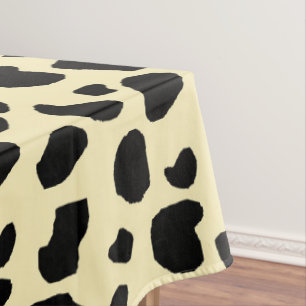 Cow Animal Skin Colour Pattern Design  Tablecloth