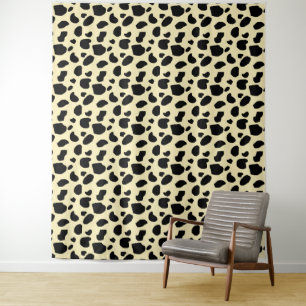 Cow Animal Skin Colour Pattern Design Tapestry