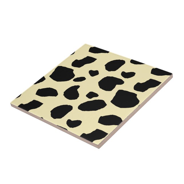 Cow Animal Skin Colour Pattern Design  Tile (Side)