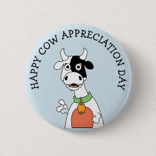Cow Appreciation Day Button
