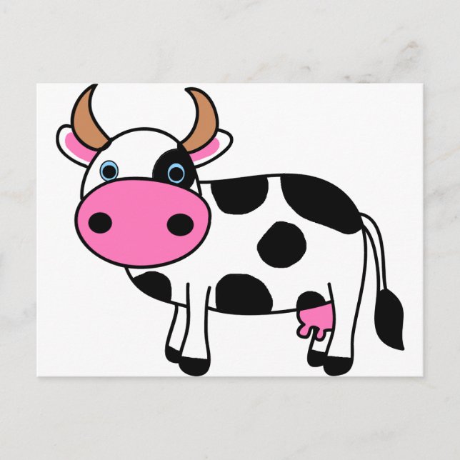 cow art postcard (Front)
