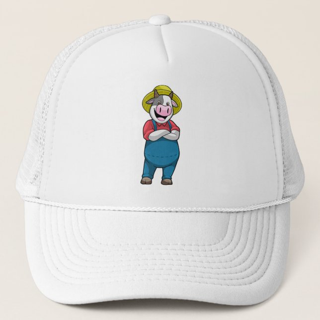Cow as Farmer with Hat (Front)