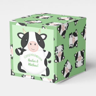 Cow Baby Shower Farm Favor Box