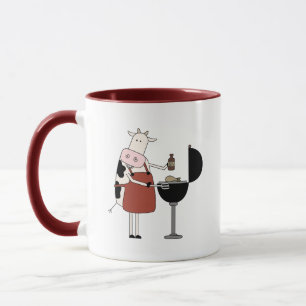 Cow Barbeque Tshirts and Gifts Mug