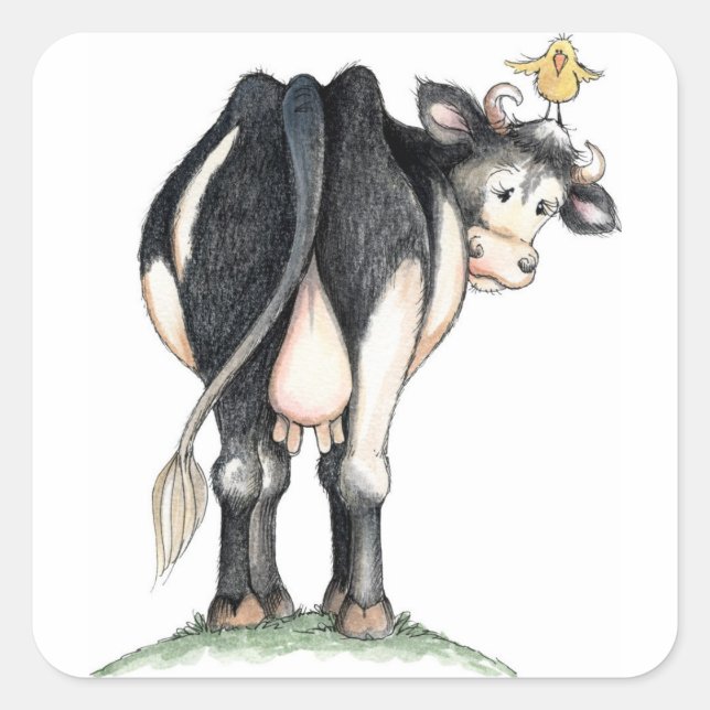 Cow Behind - Stickers (Front)