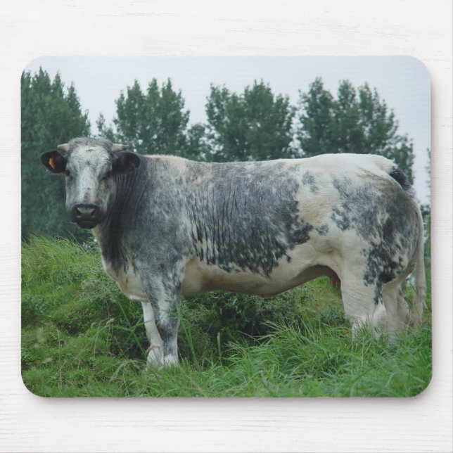 Cow Belgian Blue Mouse Pad (Front)