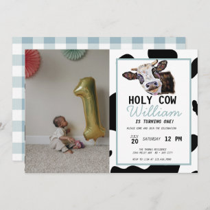 Cow Birthday Invitation