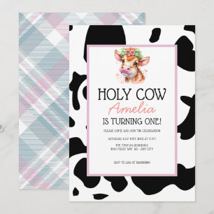 Cow Birthday Invitation