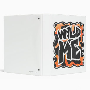 Cow Black and Orange Wild Me Binder