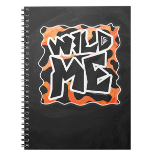 Cow Black and Orange Wild Me Notebook