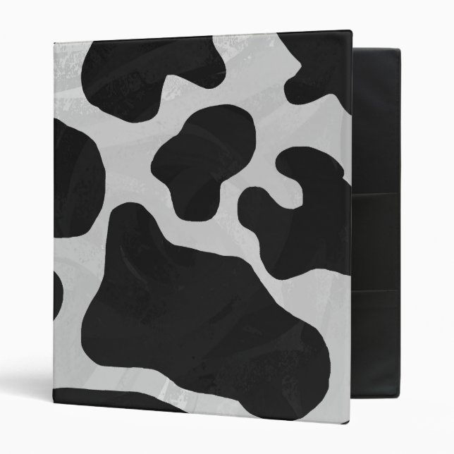 Cow Black and White Print Binder (Front/Inside)