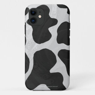 Cow Black and White Print iPhone 11 Case