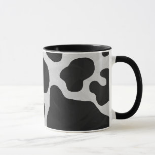 Cow Black and White Print Mug