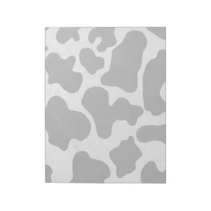 Cow Black and White Print Notepad