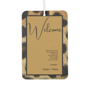 Cow Black White Spots Fur Air Freshener