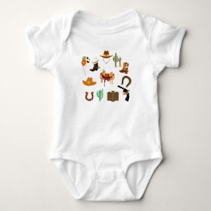 COW BOY BABY BODYSUIT