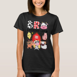 Cow Bro Birthday Crew Farm Theme Animals Kids Birt T-Shirt