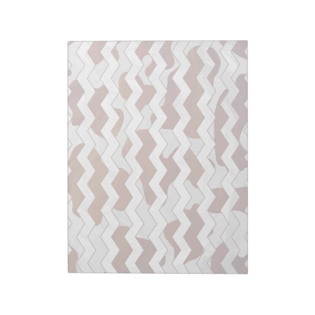 Cow Brown and White Print Notepad (Rotated)