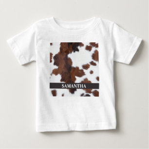 Cow Brown Baby T-Shirt