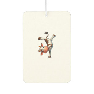 Cow Bull Ox Handstand Flip Workout Fitness Air Freshener