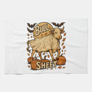 Cow Bull Sheet Halloween Kitchen Towel