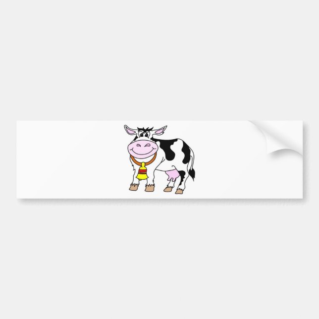 Cow Bumper Sticker (Front)