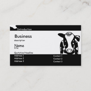 Cow Business Business Card