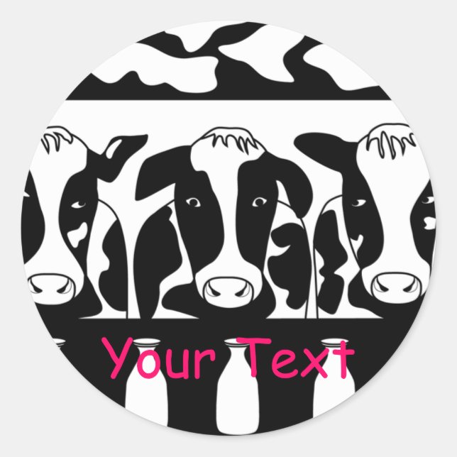 Cow Business Sticker (Front)