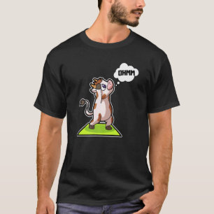 Cow Calf Yoga Poses Sport Gymnastics Ohm Heartbeat T-Shirt