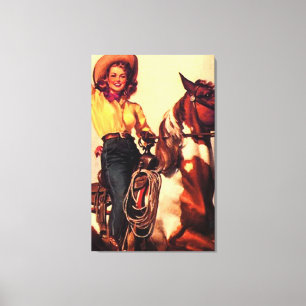 cow canvas print
