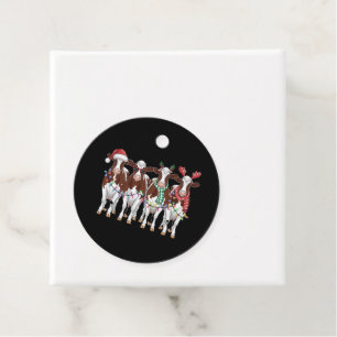 Cow Christmas Cow Lover Gift Holiday Farm  Favour Tags