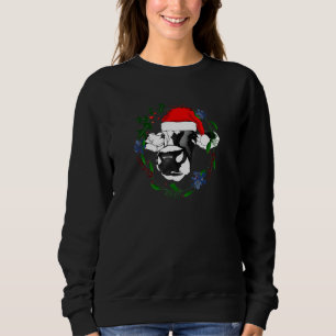 Cow Christmas Idea For Animal Sweatshirt