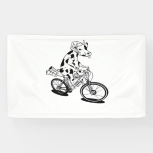 Cow Christmas Lights Ugly Christmas  Design Funny  Banner