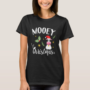 Cow Christmas Mooey Christmas Cow T-Shirt
