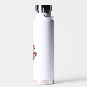 Cow Christmas Tree Xmas Girls Boys Funny Farmer Sa Water Bottle