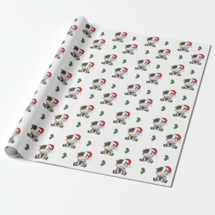 Cow Christmas Winter Animals Holiday Cows Wrapping Paper